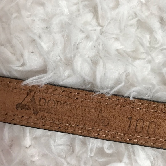 3/$25 Doppia Vita Leather Belt - Picture 5 of 6